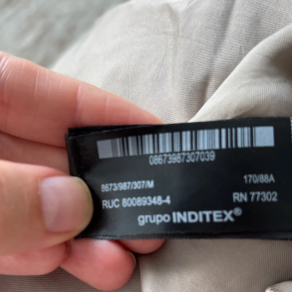 Zara Silver Bronze Satin Dress NWT carolyn bessette-kennedy - Picture 9 of 9